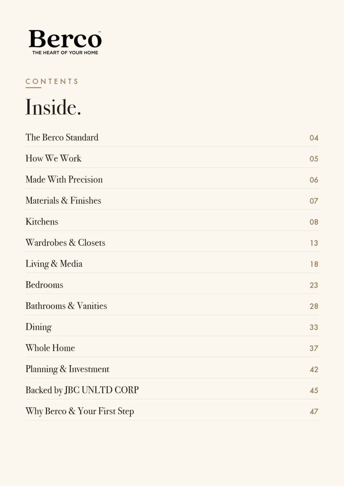 Berco Catalogue 2026 — page 3