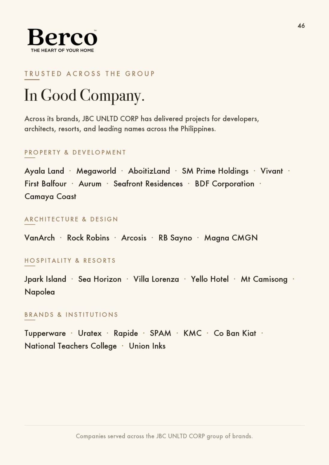 Berco Catalogue 2026 — page 46