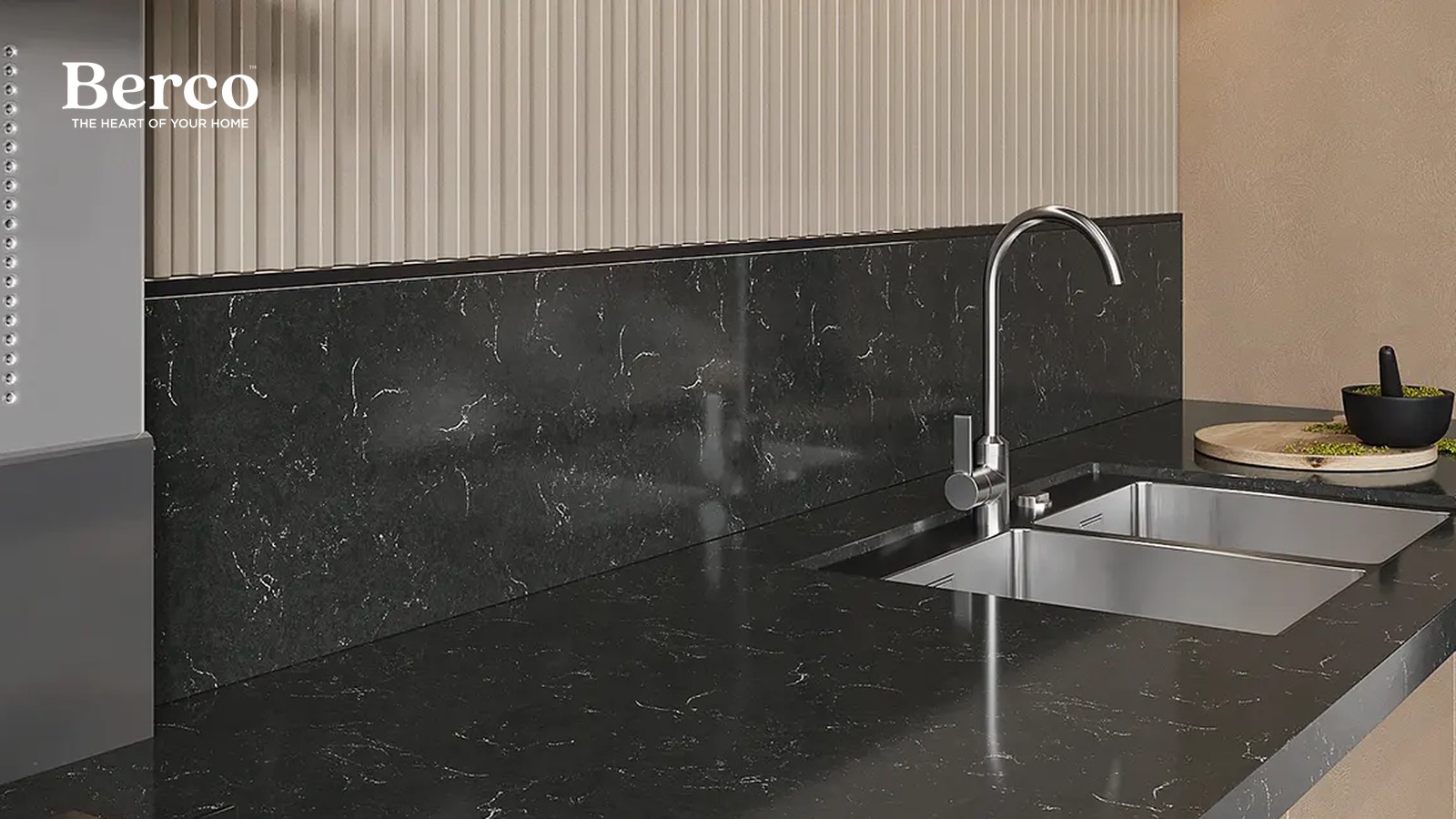 Rose Uppers With Oak Base Cabinets — view 3