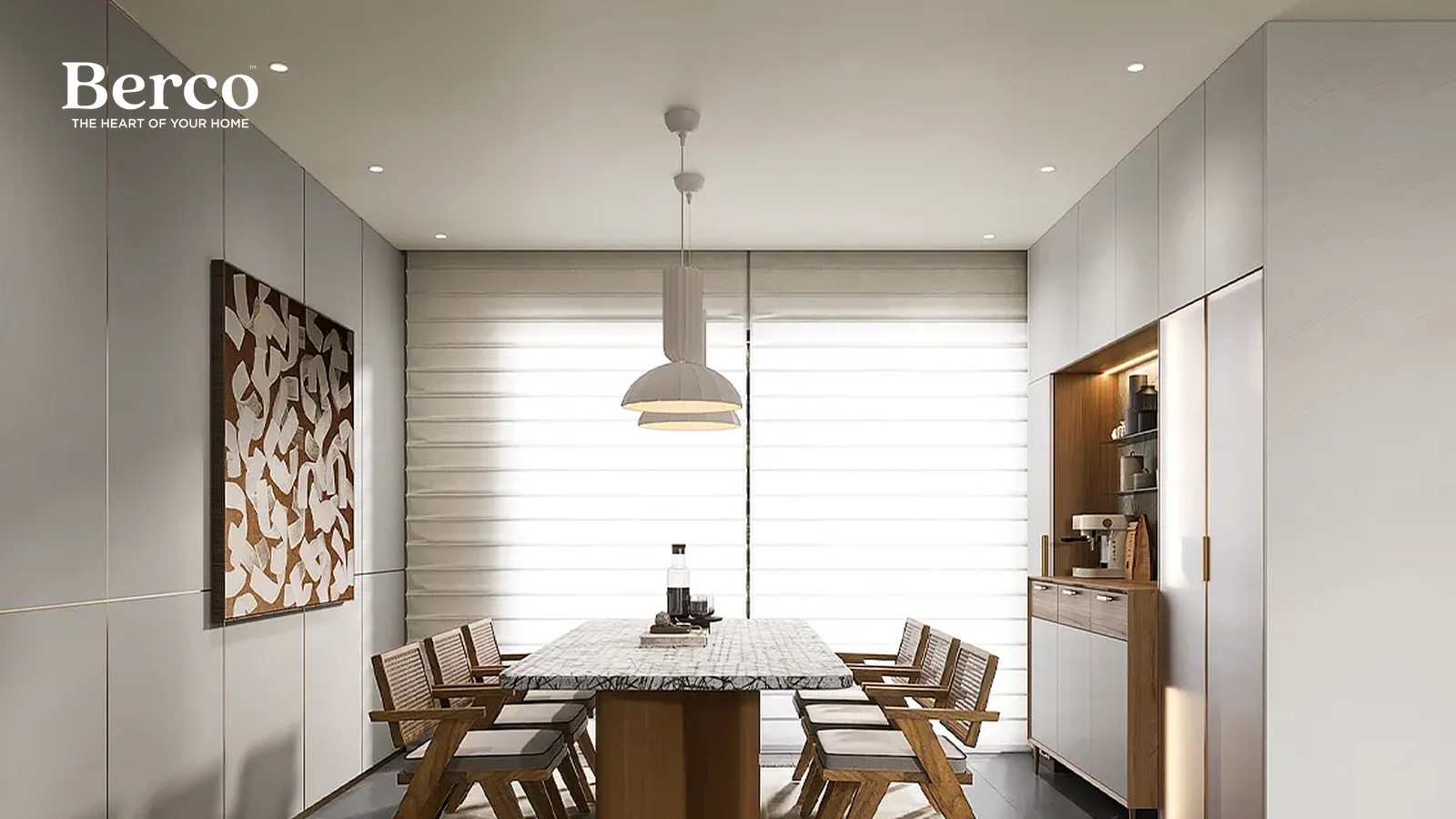White And Oak Two-Tone Wall Kitchen — view 5