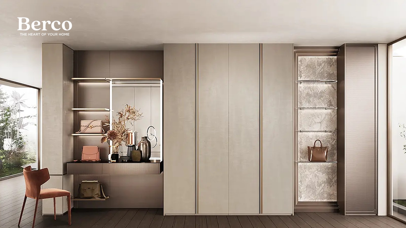 Soft Greige and Brass-Line Whole-Home Scheme — view 2