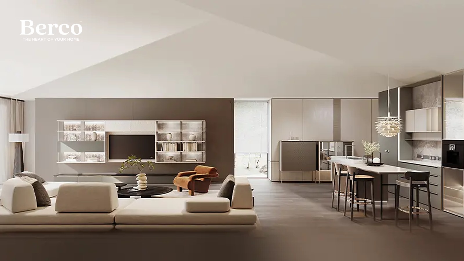 Soft Greige and Brass-Line Whole-Home Scheme — view 4