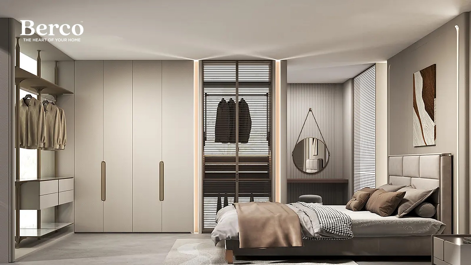 Soft Sage Kitchen and Cream Bedrooms — view 2