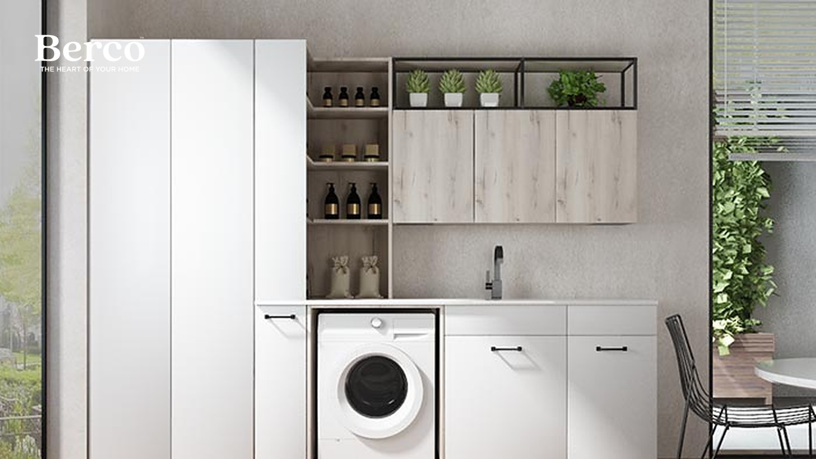 White Shaker Wardrobes With Brass Handles — view 2